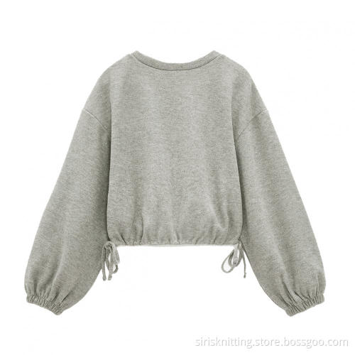 Melange Viscose Polyester Fleece French Terry Hood Hoodies